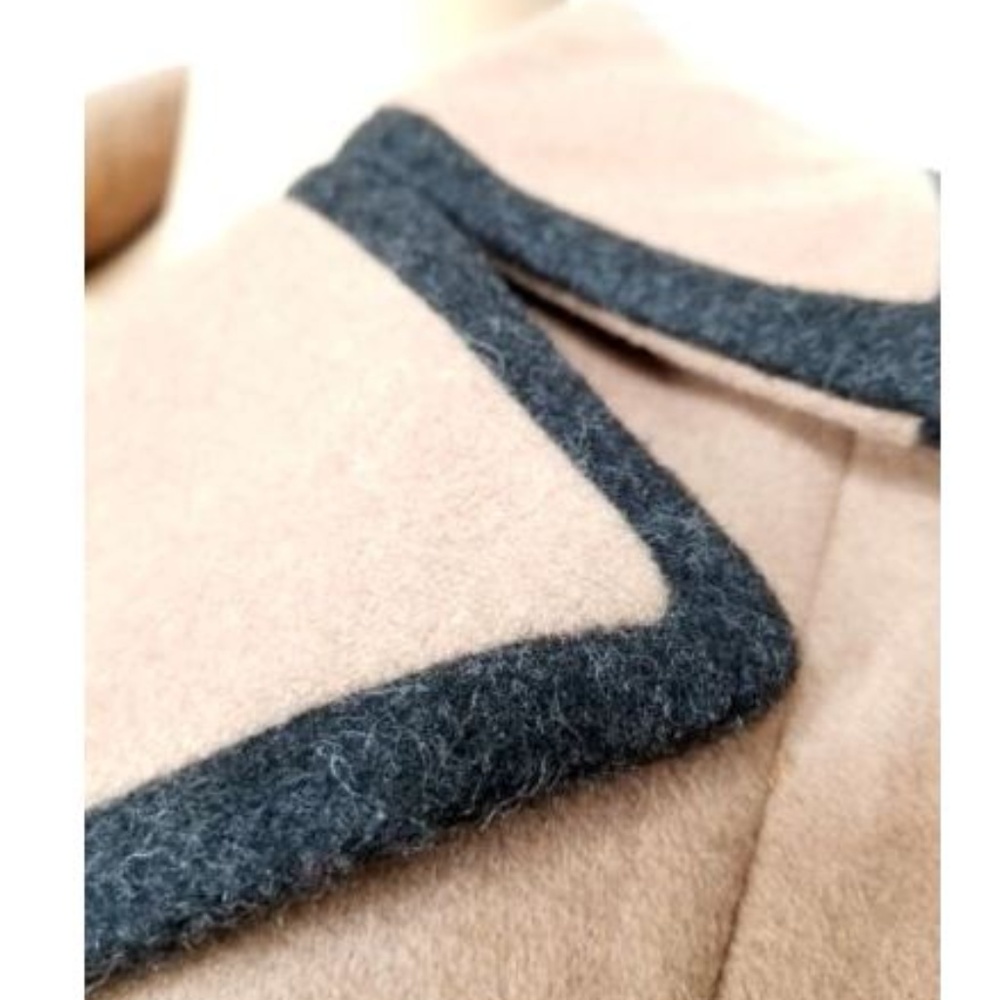 Kate Spade Saturday Walnut Piped Oversize Overcoat - Picture 3 of 6
